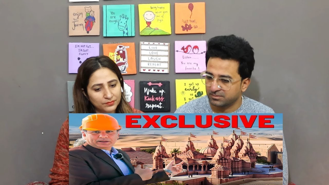 Pakistani Reacts to Exclusive Tour of UAE's Historic BAPS Hindu Temple | Abhijit Chavda
