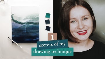 Tutorial on painting, part 1: paints, brushes and mediums. Veronika Kryukova
