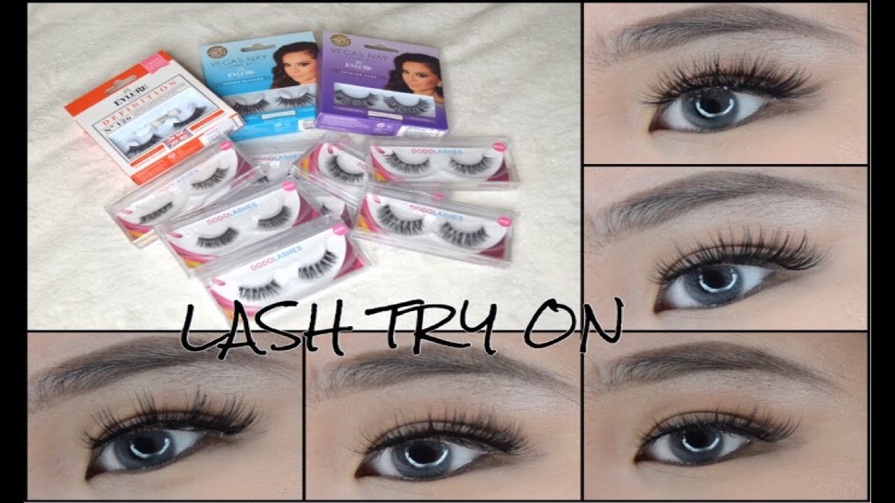DODO LASHES TRY ON + REVIEW + VEGAS NAY LASHES