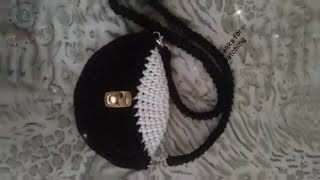 Round crochet bag pattern | Round Tote Crochet Bag | Round crochet Bag tutorial