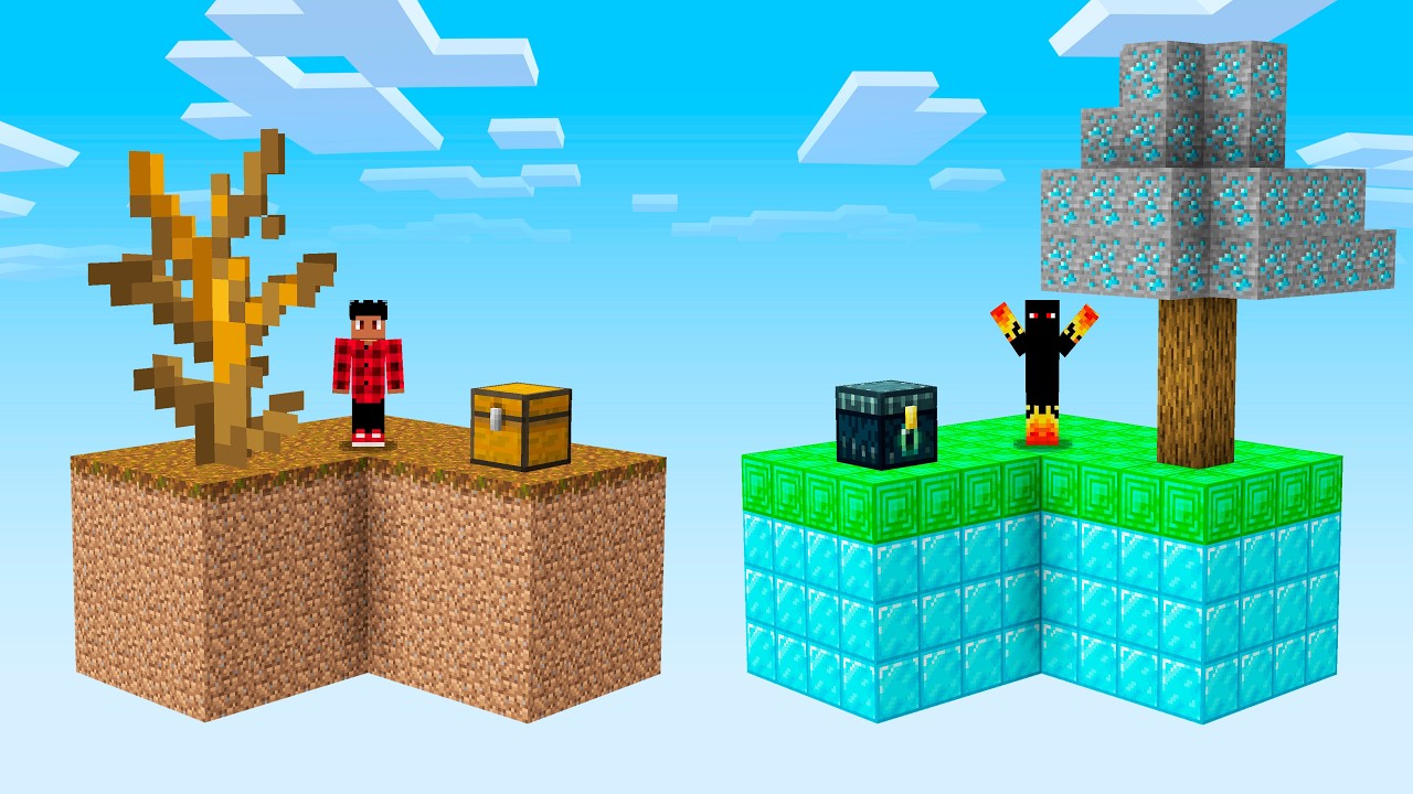 SKYBLOCK DE NOOB VS PRO