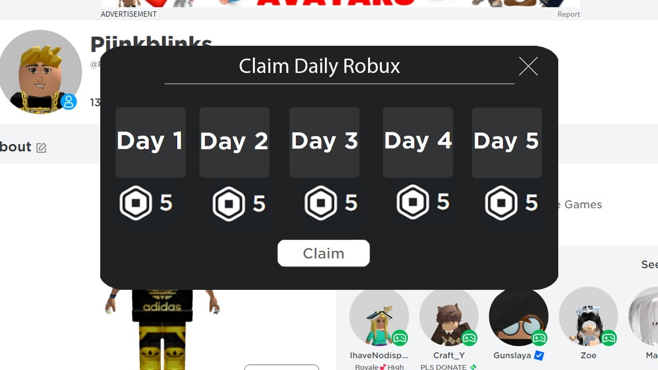 robux. day