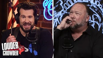 EXCLUSIVE INTERVIEW WITH ALEX JONES! THIS MEANS WAR! | Louder with Crowder