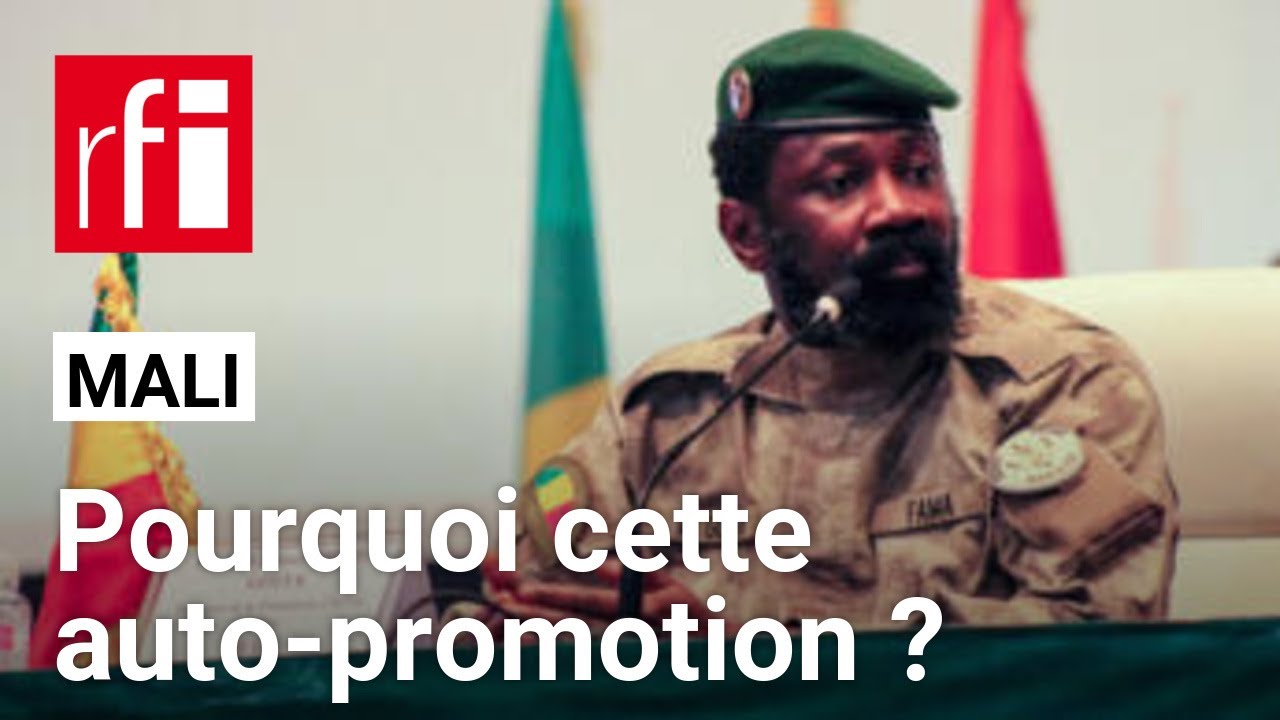 Mali : le colonel Assimi Goïta devient général avec 5 étoiles • RFI
