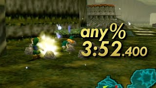 Ocarina of Time Any% Speedrun in 3:52.400