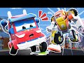 スパイダーマントラックを助けにいくんだ、ロボ!!-トランスフォーマーロボットのカーレスキュー