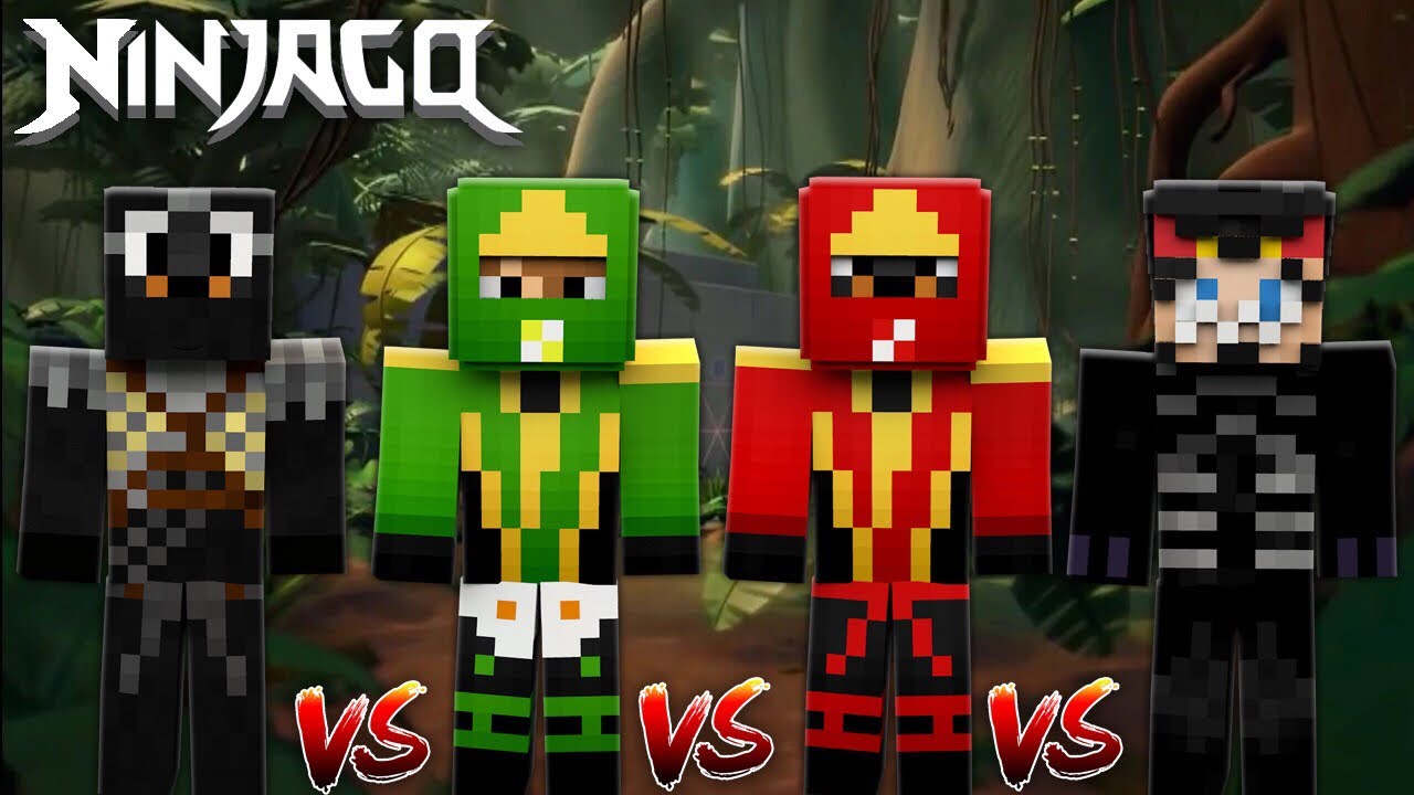 THE LITTLE CLUB NINJAGO CHALLENGE - WHO IS THE BEST LEGO NINJAGO?? Baby Duck Minecraft Adventures