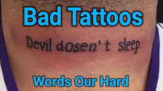 20 Tattoos That Failed English Class