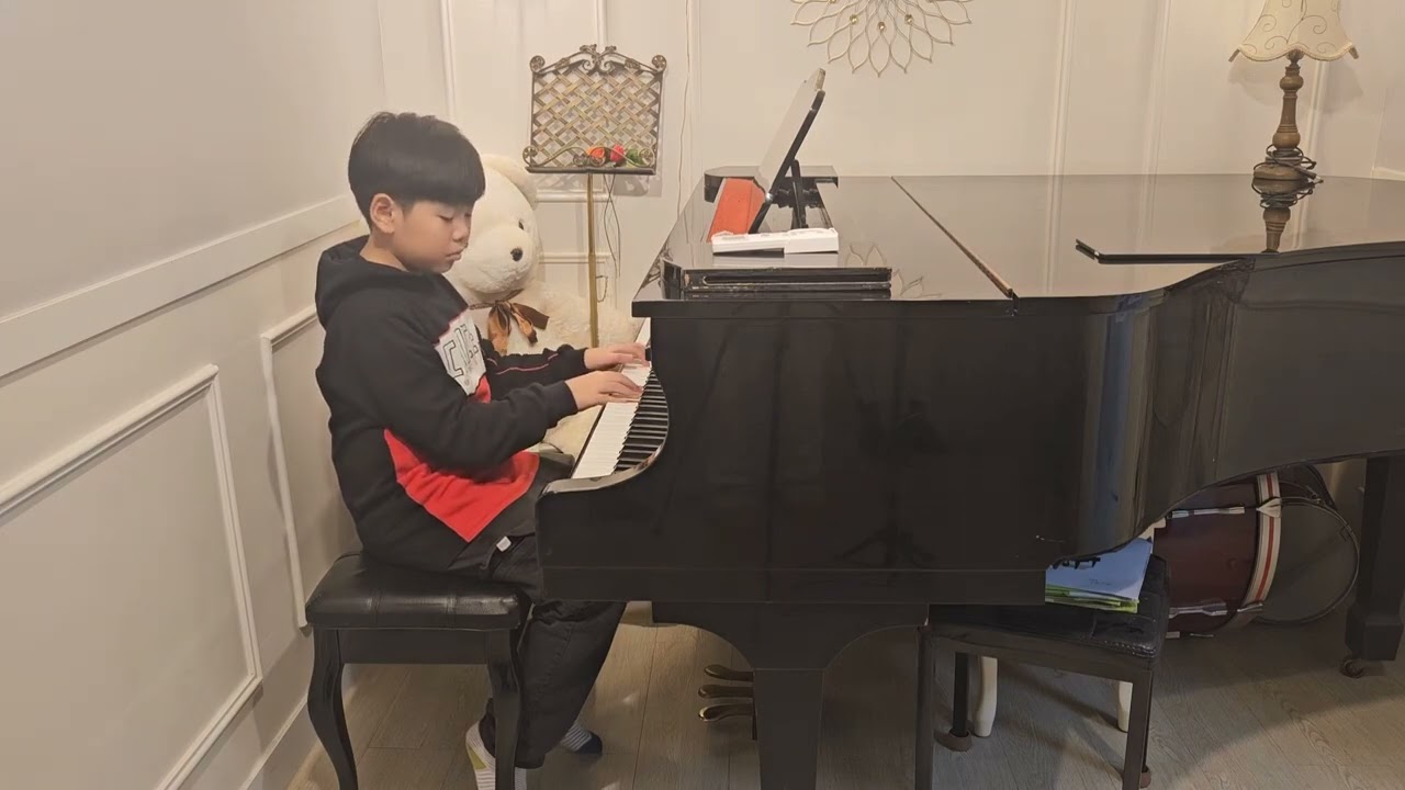 기명이 초4 피아노연습