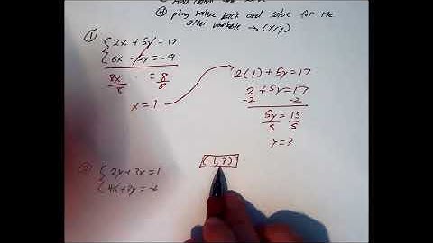 6 3 Solving Systems by Elimination