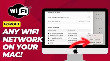 How to Forget a WiFi Network on MacBook/iMac - 2026