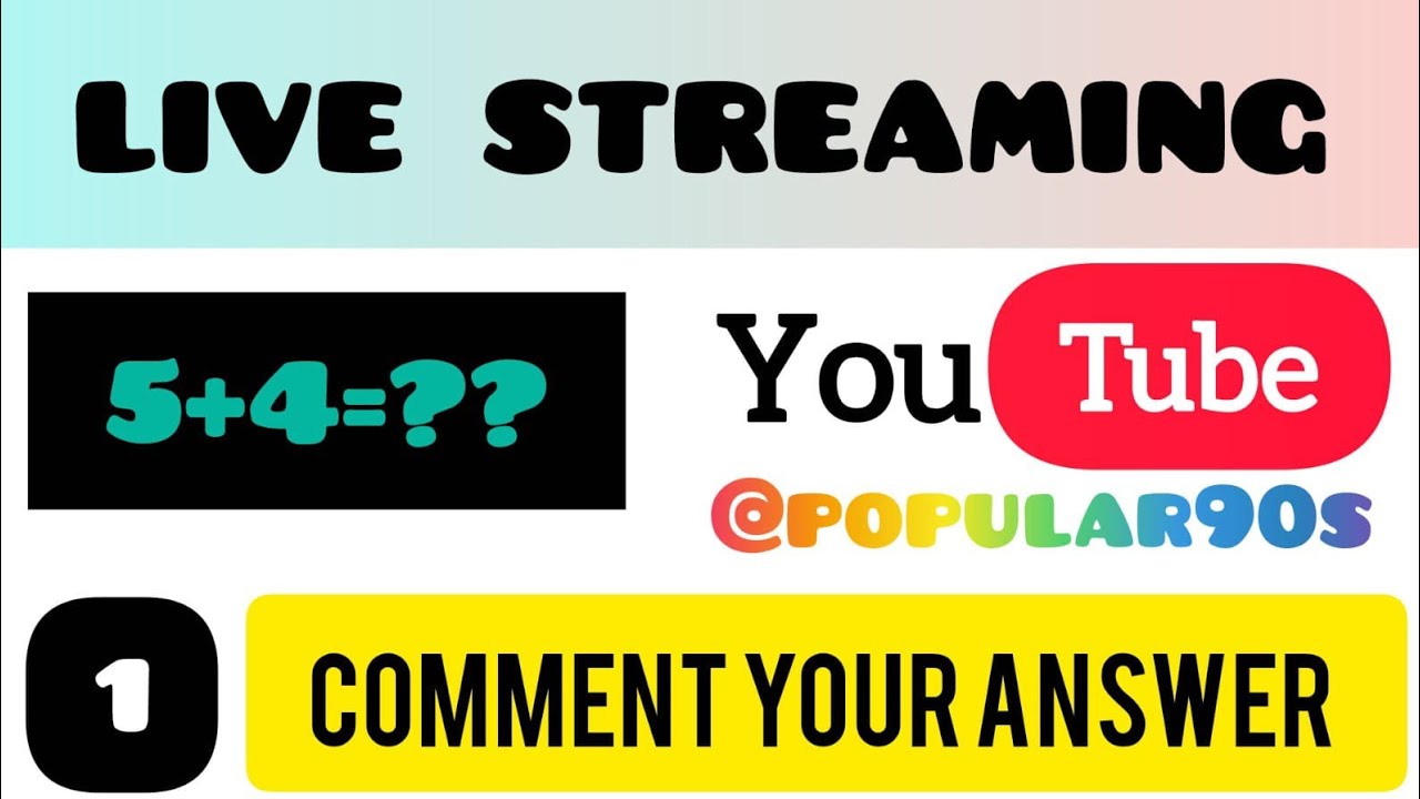 Mathematics Questions# Live Streaming