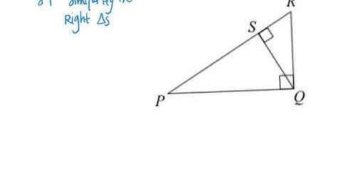 Similarity in Right Triangles (Section 8-1, Part 2)