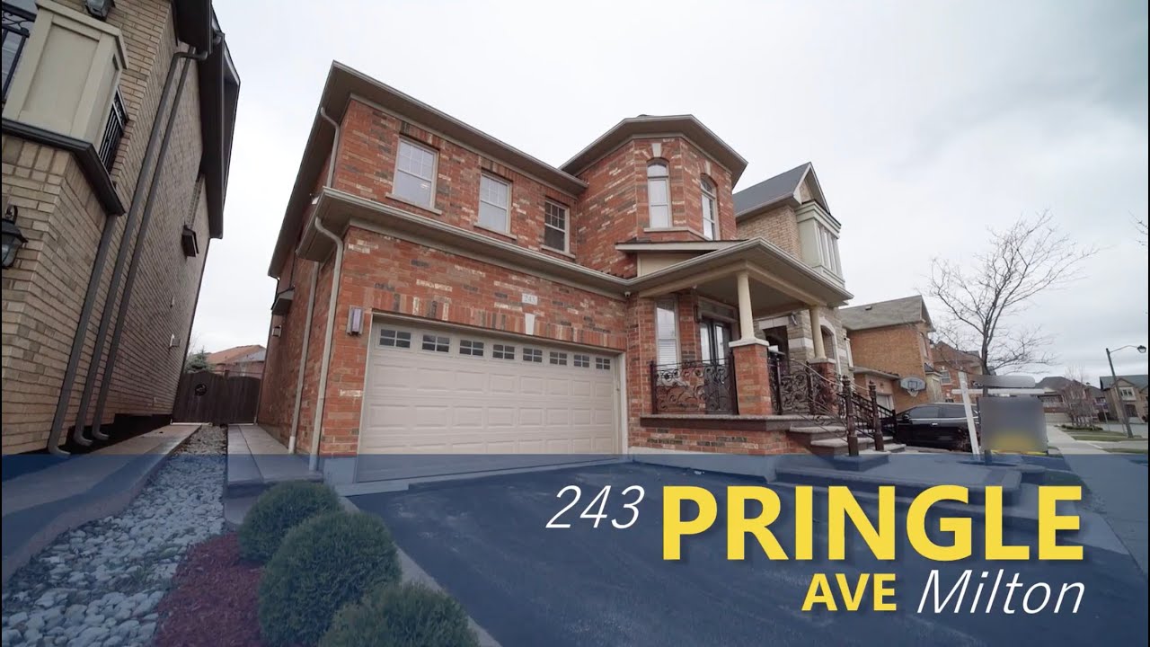 Home for Sale 243 Pringle Avenue Milton, Ontario, Canada YouTube