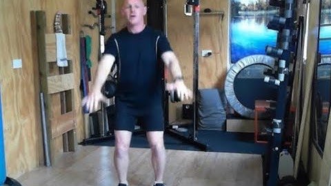 Dynamic Stretch, Squat to Overhead Reach