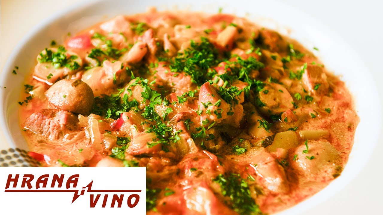 Svinsko so Pecurki vo Zemjena Tava |  Hrana i Vino MK HD