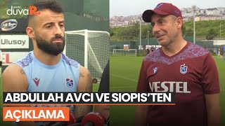 Trabzonspor Teknik Direktörü Abdullah Avcı Ve Trabzonsporlu Manolis Siopisten Açıklama