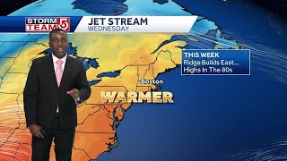 Video: Major warmup for Mass. with summerlike feel by midweek