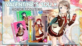 Love Live! SIF - Valentine 's V2 Honor Scouting [ 50 Gems ] || Aqours