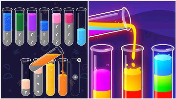 Water Sort Puzzle Gameplay 58, Android Games ios Walkthrough Simulator Think Brain