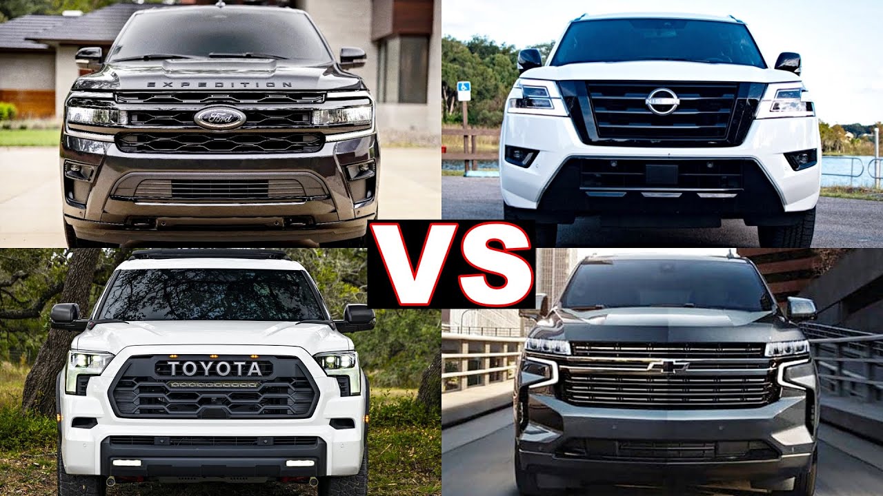 Top 6 Best Full size Family SUVs To Buy 2023 Toyota Sequoia Nissan Armada Jeep Wagoneer 