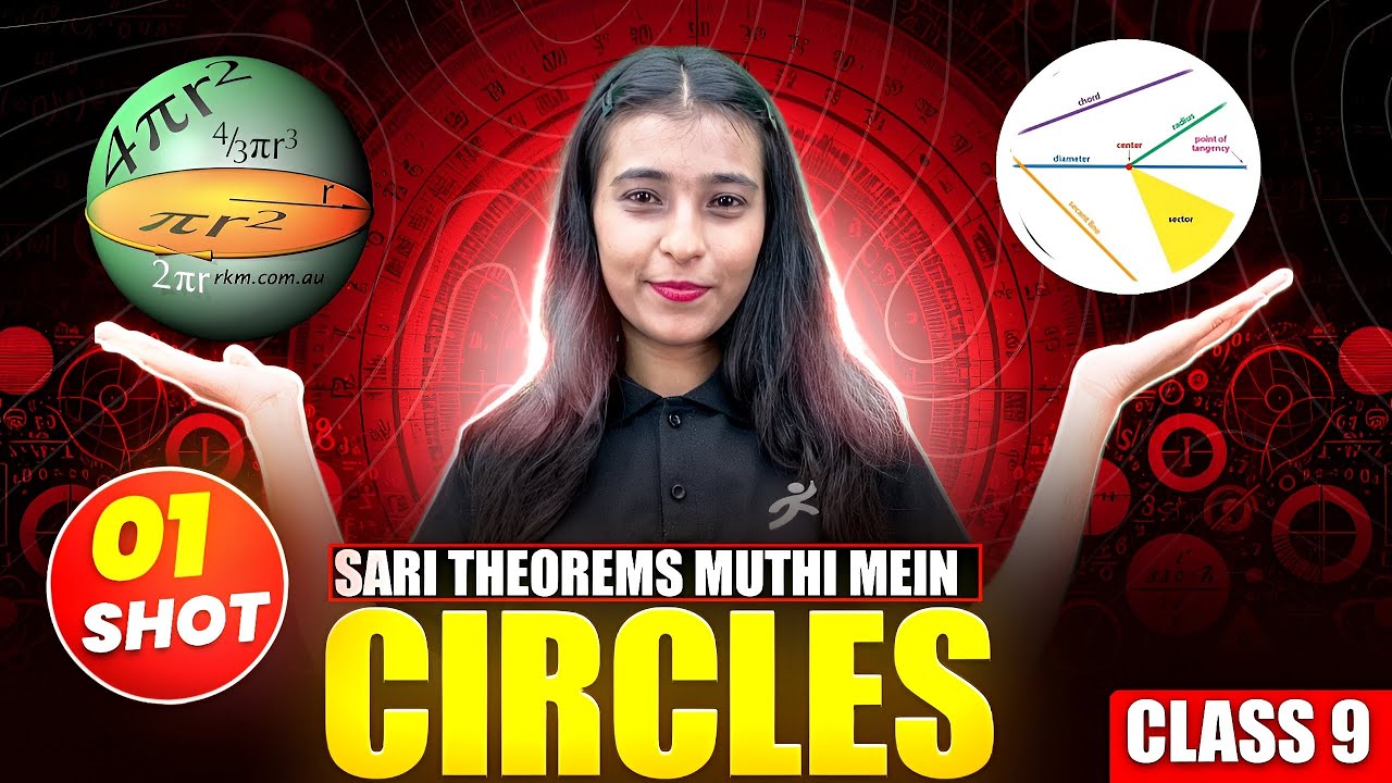 Circles Class 9 Maths Chapter - 9 || One Shot || GOAT Series || Shikha ...