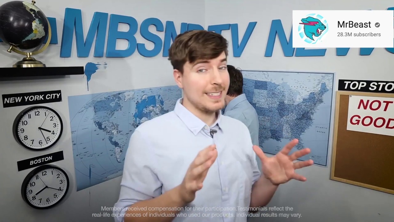 From the Join Honey website, MrBeast