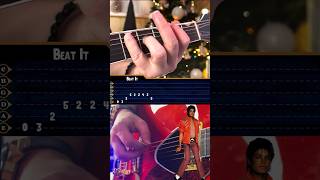 Michael Jackson - Beat It | Acoustic guitar tutorial