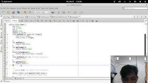 Setter dan getter menghitung luas segitiga dan lingkaran