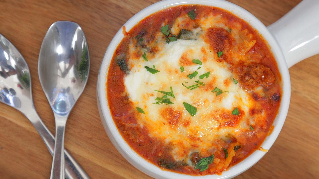 Homemade Lasagna Soup | The Domestic Geek