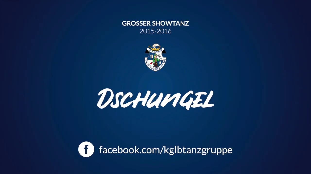 KG Lustige Brüder – Grosser Showtanz – Dschungel (2015-2016)