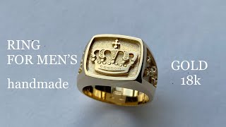 HOW TO MAKE ROYAL RING FOR MEN’S /Мужской перстень/