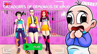 Escapa De La Prision De Las Guerreras Kpop Bebe Noob Escapa Barrys Prison Run En Roblox