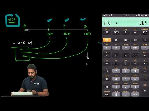 Texas Instruments BA II Plus Tutorial for CFA and FRM - Annuity Calculations!