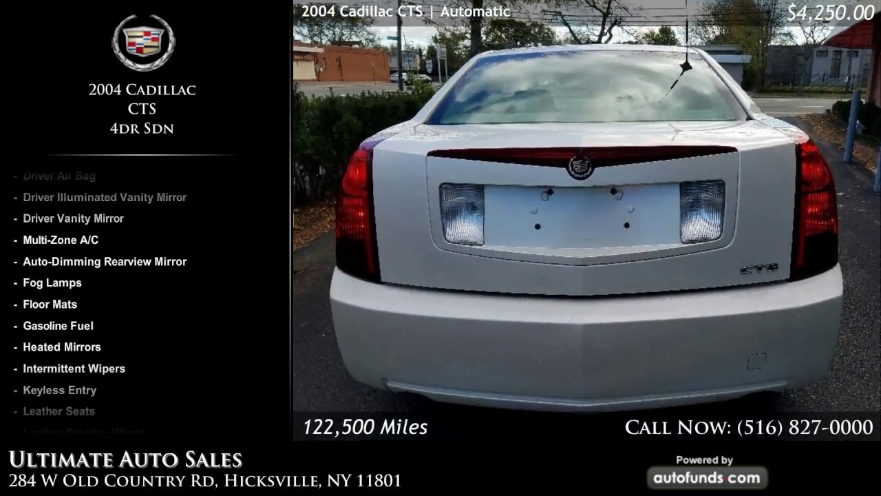 Used 2004 Cadillac CTS Ultimate Auto Sales, Hicksville, NY SOLD
