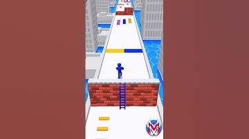 Ladder Man Perfect Play (Failed 😱 To Win! 😍) Part 49 #shorts #youtubeshorts #game