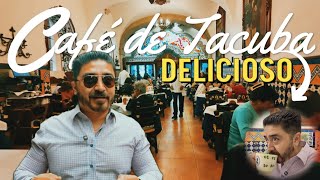 This is the CAFÉ DE TACUBA Restaurant in the Historic Center.