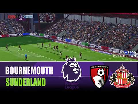 Video Bournemouth vs Sunderland | 2026 Premier League | Match Highlights Simulation/Prediction