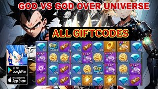 God Vs God Over Universe All 21 Giftcodes 21 Free Codes God Vs God Over Universe - How Redeem