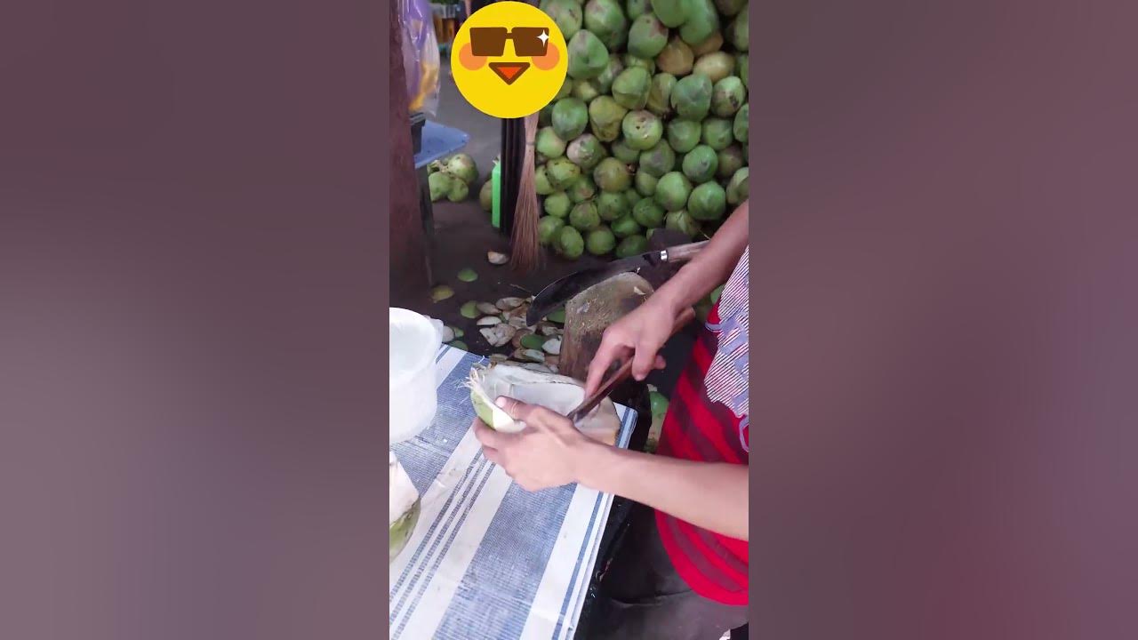 How to Scrape Coconut Meat Fast! shorts YouTube