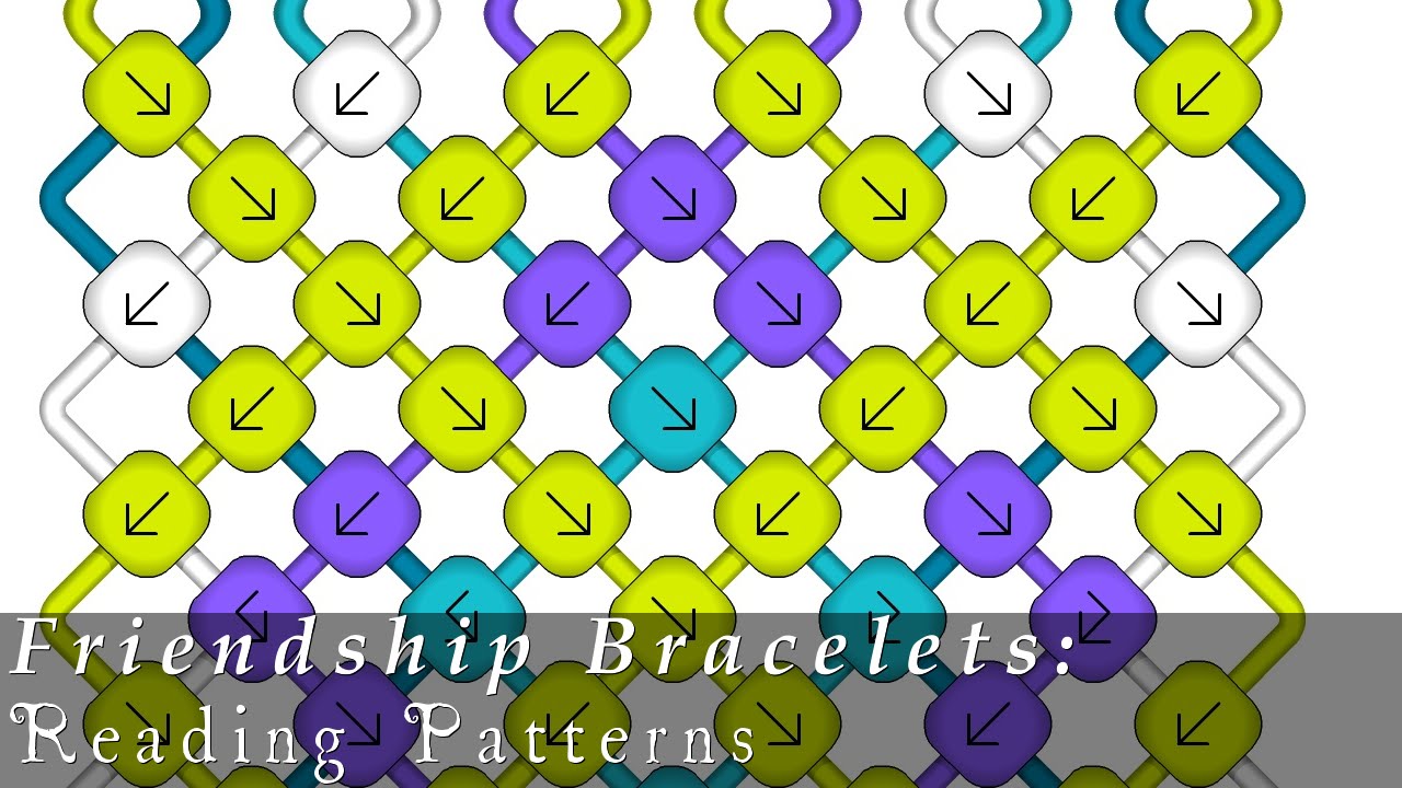 Learning How To Read Friendship Bracelet Patterns