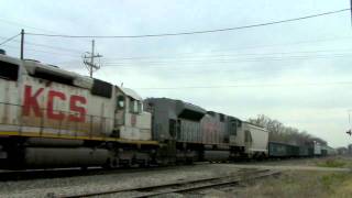 KCS 683 ghost sd40-2 at Copeville, Tx. 03/07/2011 ©