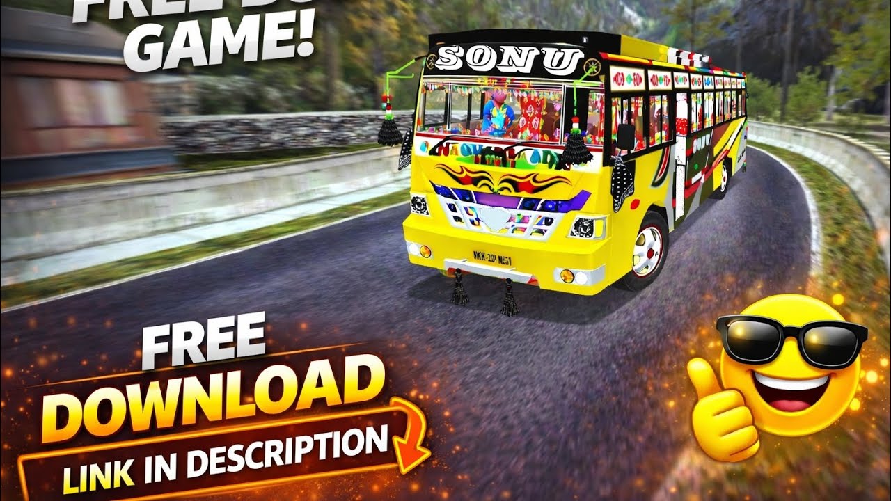 New JK Bus Mod For Bussid  ||New Sonu Bus Mod +Livery || Free Download Link 🔗⬇️