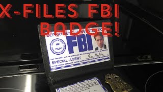 X-Files FBI Badge