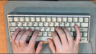 43Studio's Opblack Switches | Go60 | Carbon Filber plate | Og Double shot keycap | Sound Test