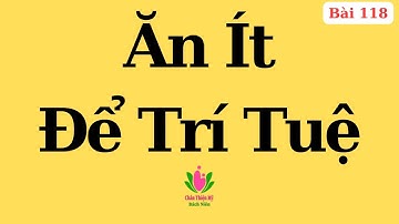 Cách Ăn Ít Để Siêu Khoẻ, Vượt Trội Về Trí Tuệ | Ds Nguyễn Quốc Tuấn