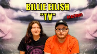 BILLIE EILISH - TV (LYRIC VIDEO) (REACTION!!) GUITAR SONGS