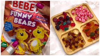 Filling platter with sweets asmr 🤹🏻‍♀️ Satisfying Candy Unboxing #shorts #viral