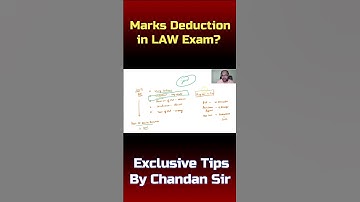 Why Your Marks Deducted in CA Foundation LAW Exam | LAW Exam Tips #shorts