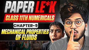 PREVIOUS YEAR QUESTIONS MECHANICAL PROPERTIES OF FLUIDS FOR EXAM 2025 🔥 || MUNIL SIR
